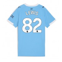 Manchester City Rico Lewis #82 Domáci Ženy futbalový dres 2025-26 Krátky Rukáv